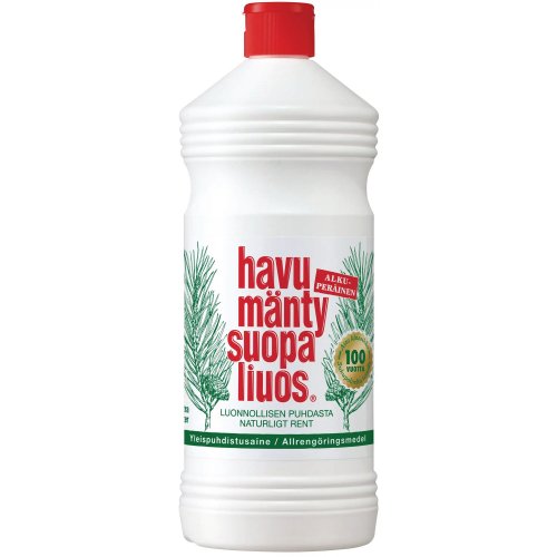 Yleispuhdistusaine Havu mäntysuopaliuos 1l, hinta 5,30€