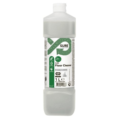 Yleispuhdistusaine Sure floor cleaner matalavaahtoinen 1l, hinta 10,27€