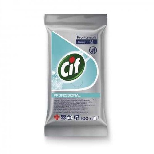 Yleispuhdistuspyyhe Cif Professional 100 kpl, hinta 4,34€