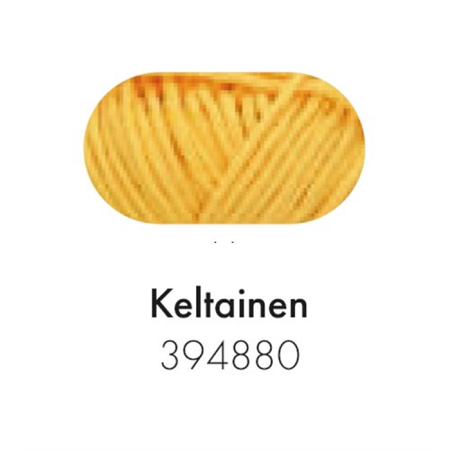 Your Cotton lanka 50g keltainen, hinta 2,32€